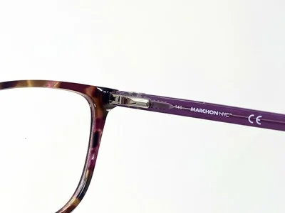New MARCHON 5014 Red/ Purple Tortoise Womens Eyeglasses Frame 52-14-140 4