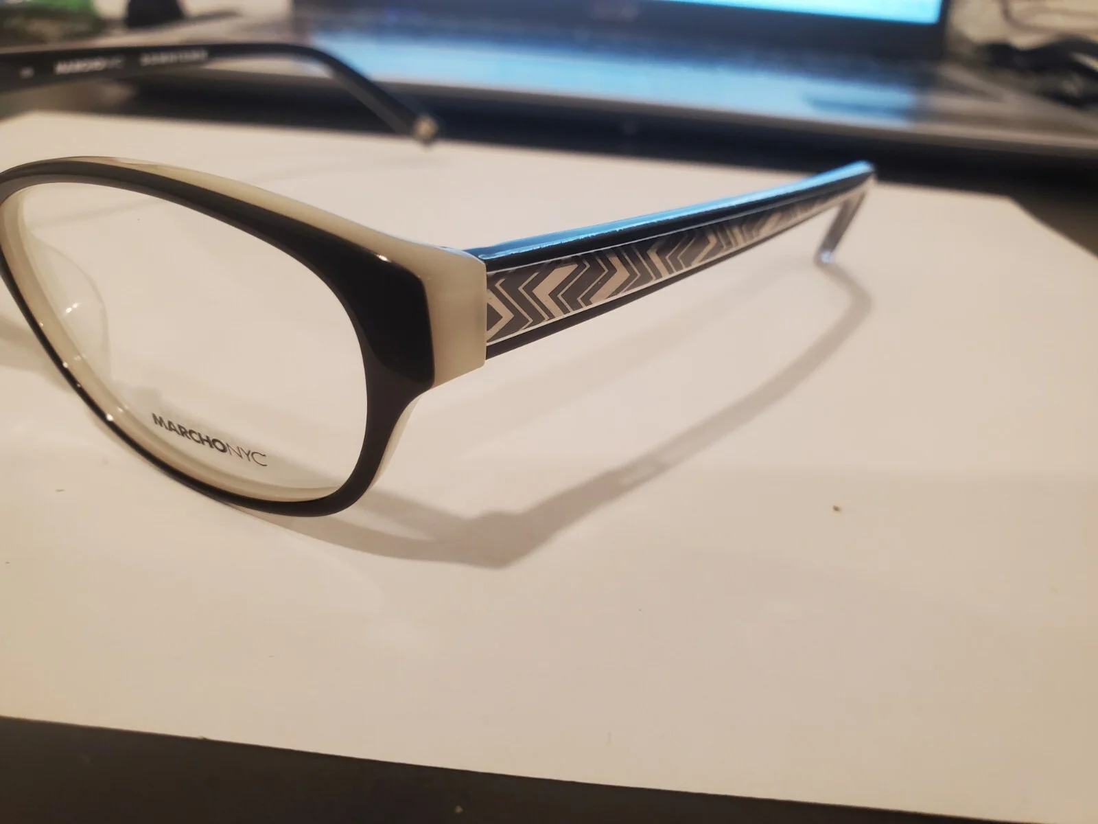 NEW Marchon Eyeglasses EyeGlasses NYC Downtown Tribeca 001 50-16-135MM B30MM 3
