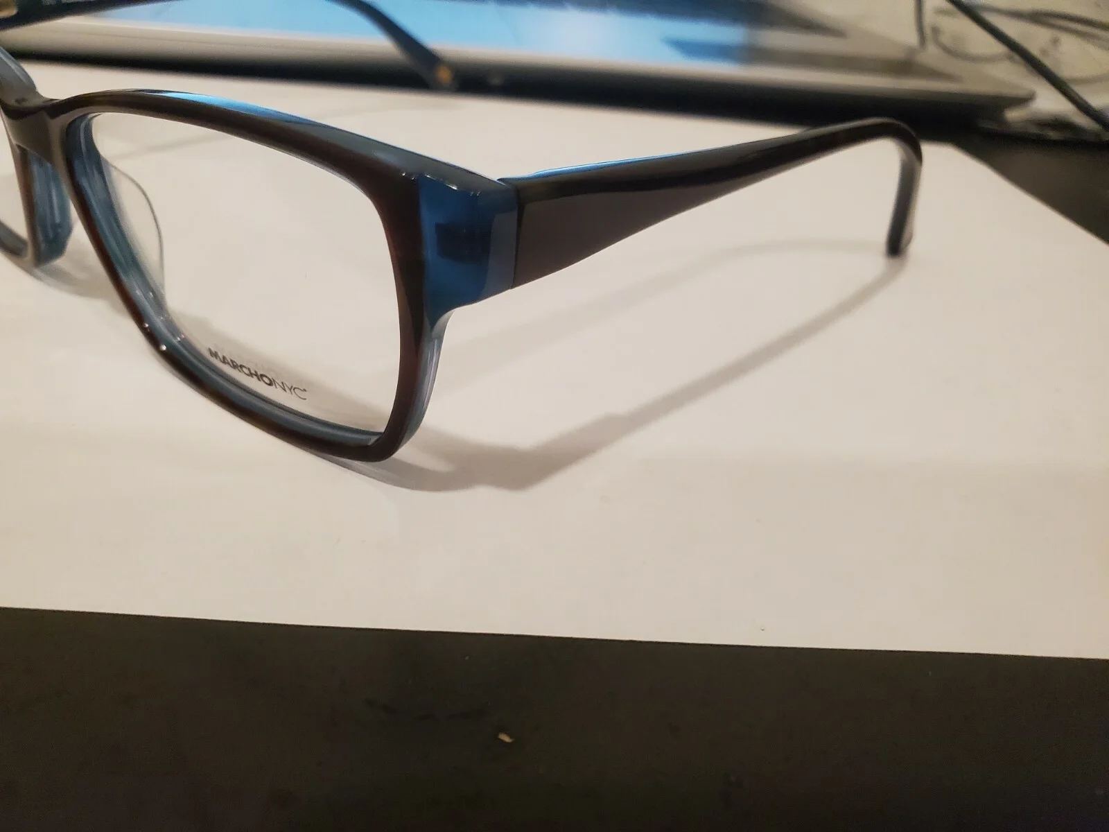 NEW Marchon Eyeglasses NYC Downtown Fashion Ave 215 52-16-135MM B33MM PERFECT 3
