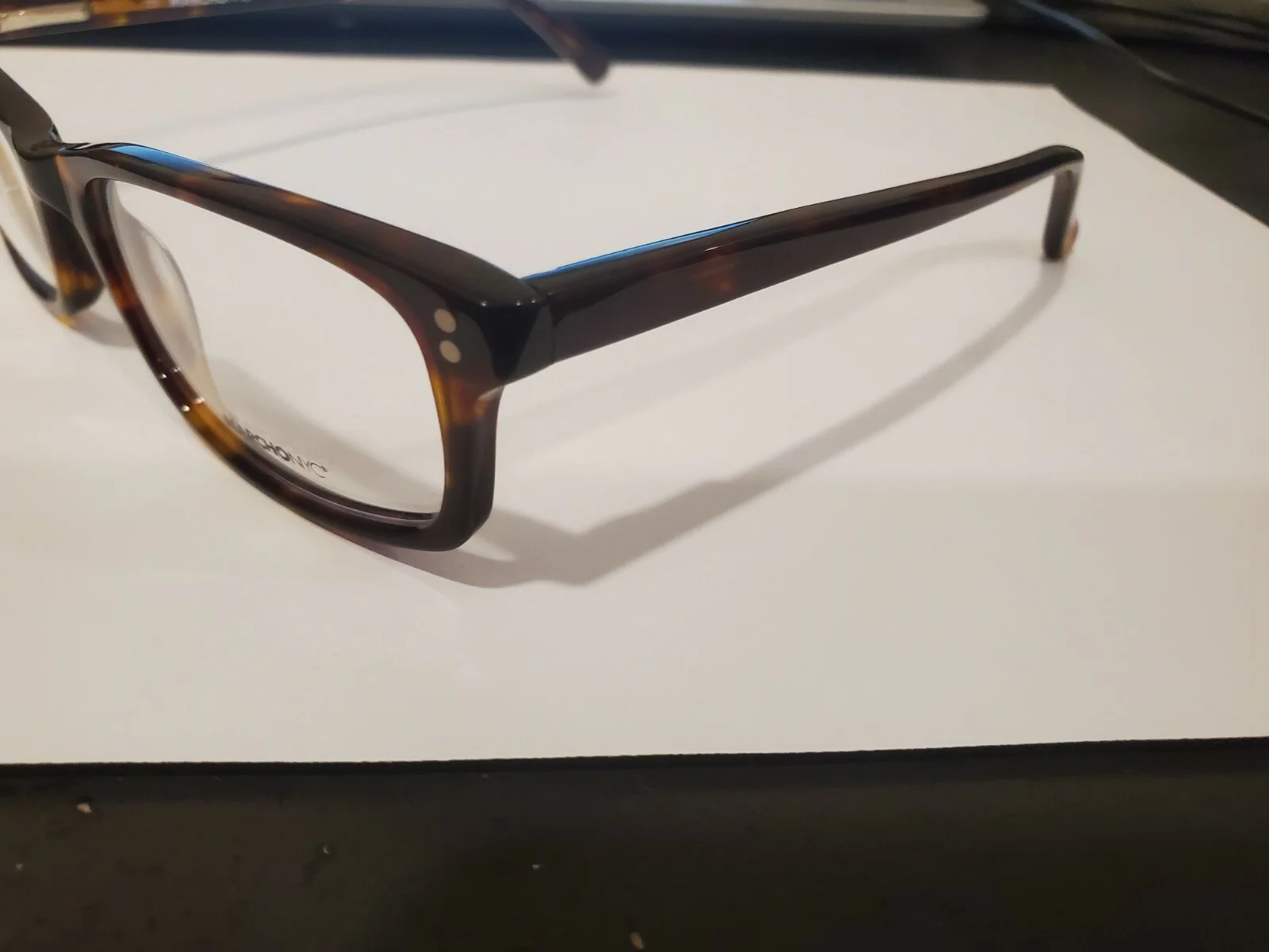 NEW Marchon Eyeglasses NYC Downtown M220 215 BROWN TOROISE 50-16-135MM B30MM 3