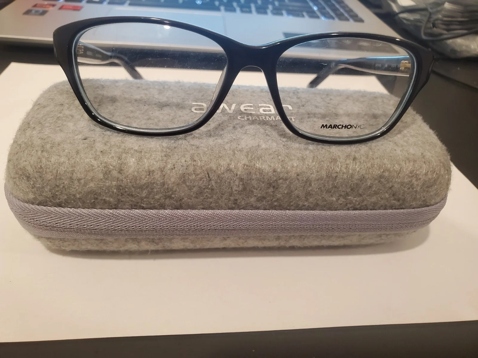 NEW Marchon Eyeglasses NYC Downtown Spring 001 BLACK 51-15-135MM B32MM PERFECT