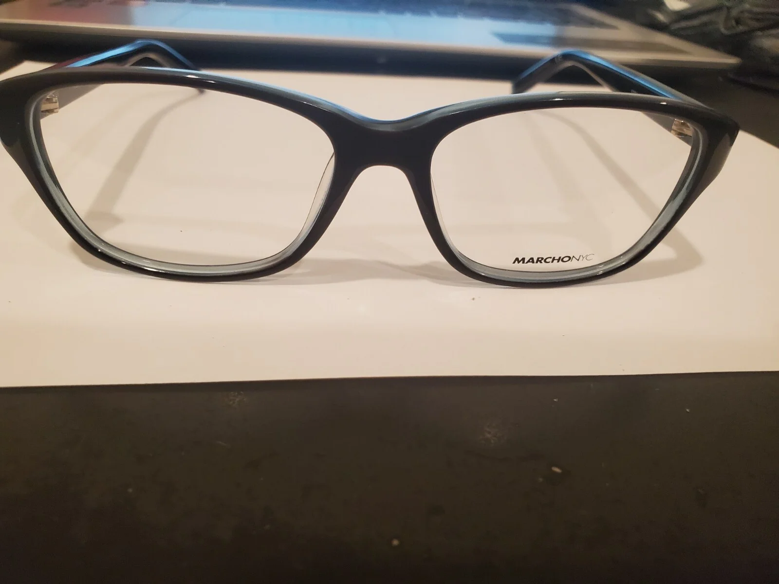 NEW Marchon Eyeglasses NYC Downtown Spring 001 BLACK 51-15-135MM B32MM PERFECT 2