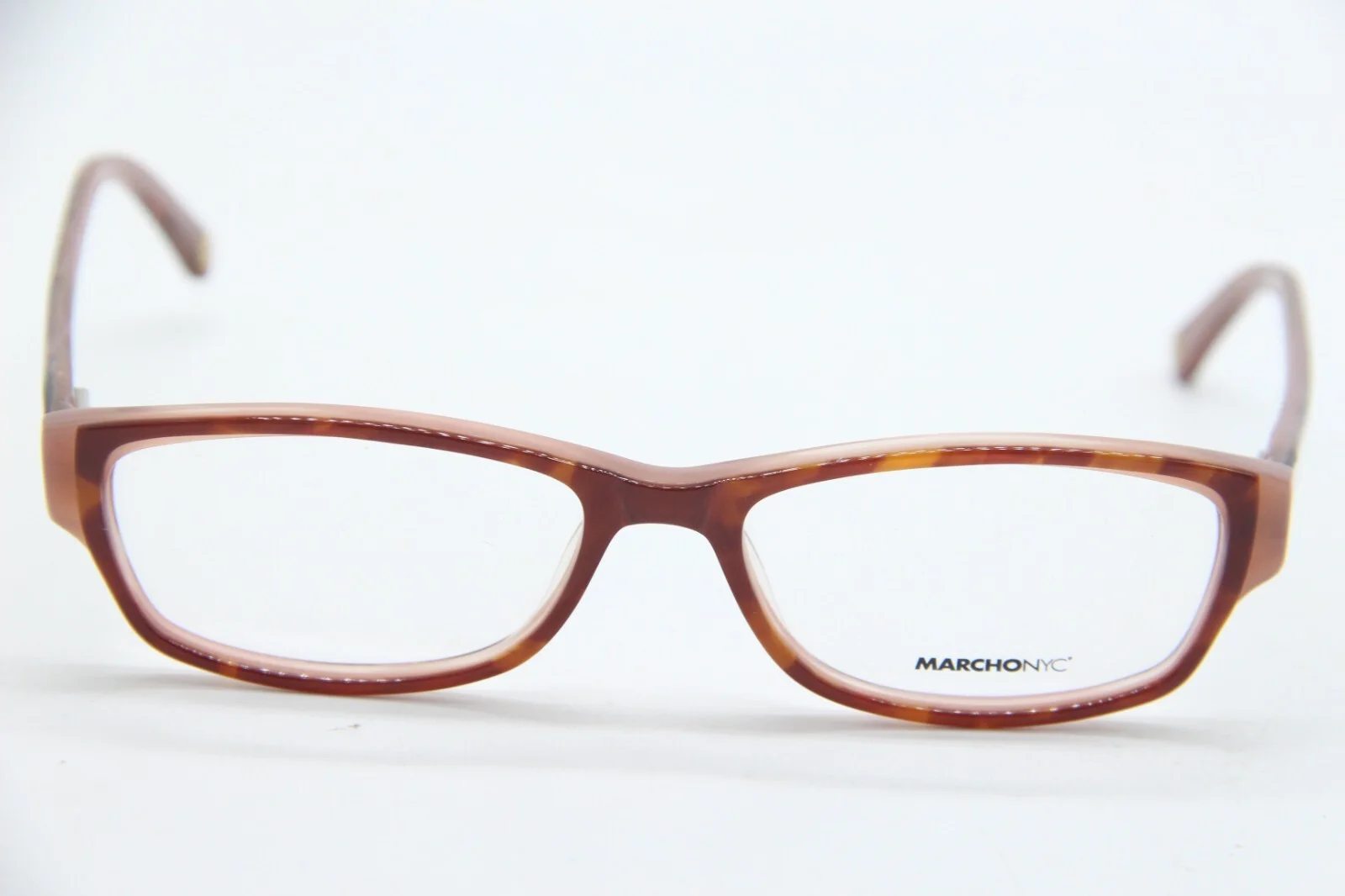 NEW MARCHON NYC DOWNTOWN BROADWAY 210 BROWN AUTHENTIC EYEGLASSES 51-16 2