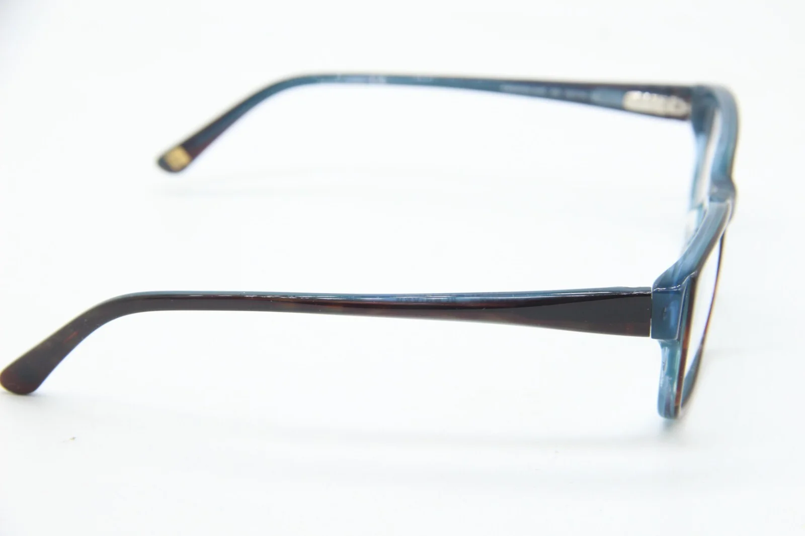 NEW MARCHON NYC DOWNTOWN FASHION AVE 215 HAVANA BLUE AUTHENTIC EYEGLASSES 52-16 2