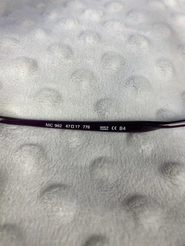 New Marie Claire 982 grape/red eyeglasses glasses frames Plastic 47-17 778 3