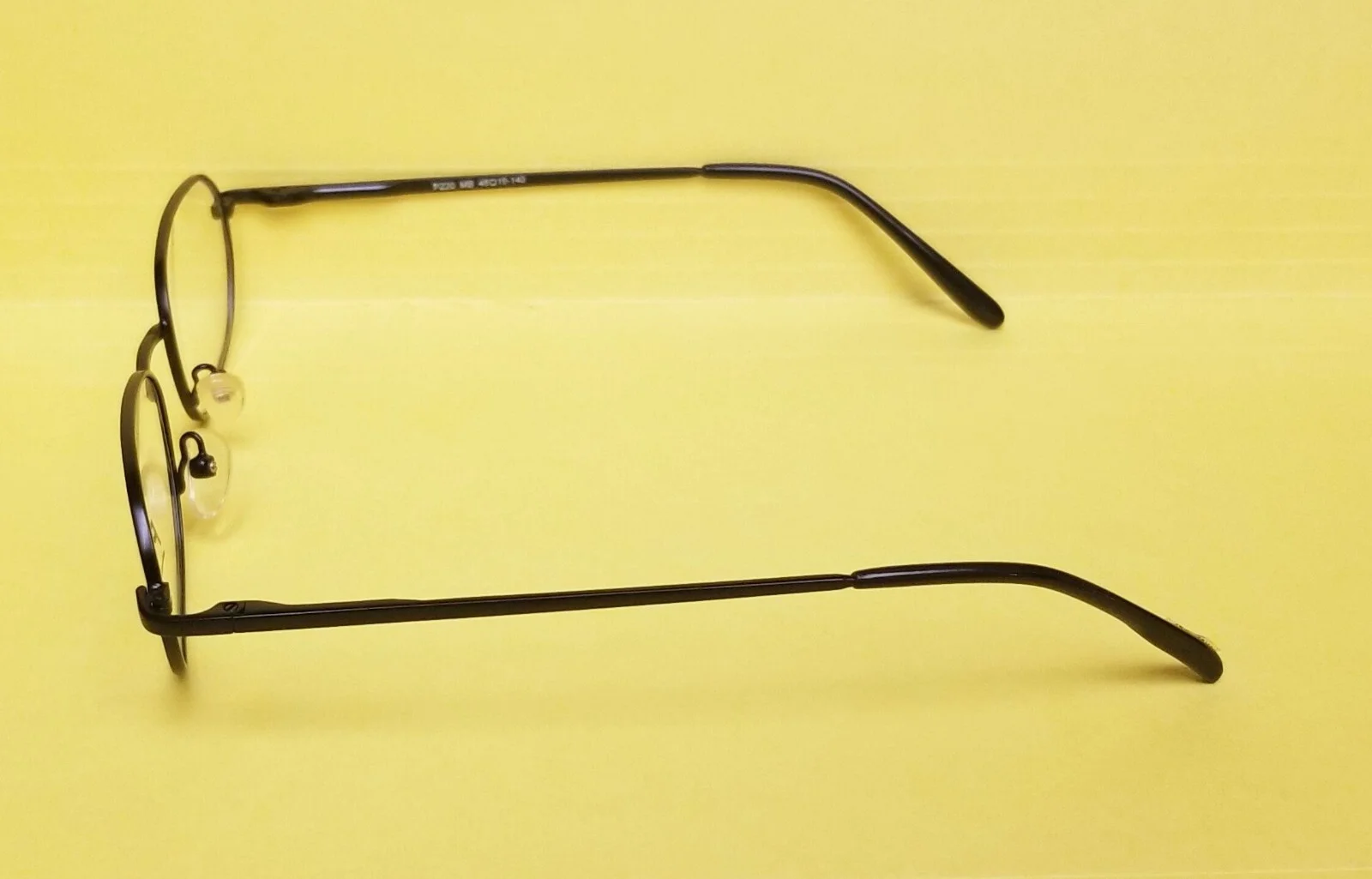 New Matte Black PEZZO Eyeglasses Rectangle Frames ~ Discounted Closeout SALE! 3