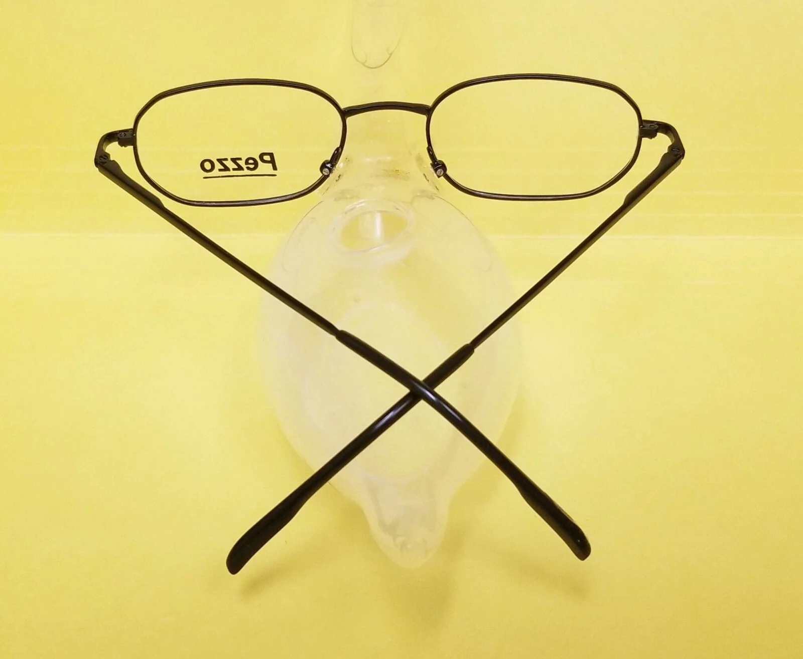 New Matte Black PEZZO Eyeglasses Rectangle Frames ~ Discounted Closeout SALE! 4