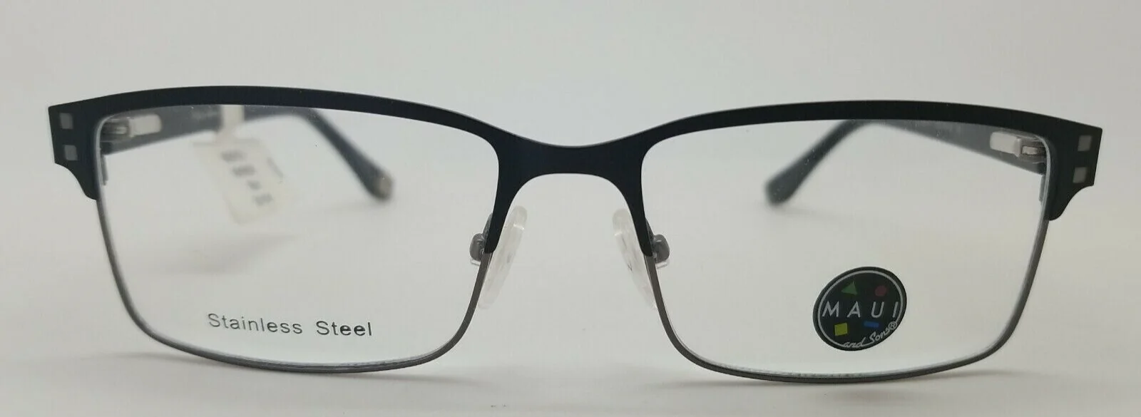 NEW! Maui & Sons Black Eyeglasses Frames 53-16-140 2