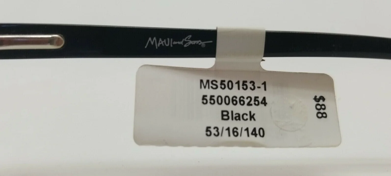 NEW! Maui & Sons Black Eyeglasses Frames 53-16-140 4