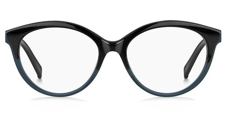 New Max Mara Eyeglasses - MM1344 0R6S - Black Gray (52-17-145) Oval 2