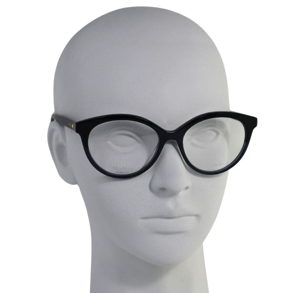 New Max Mara Eyeglasses - MM1344 0R6S - Black Gray (52-17-145) Oval 3