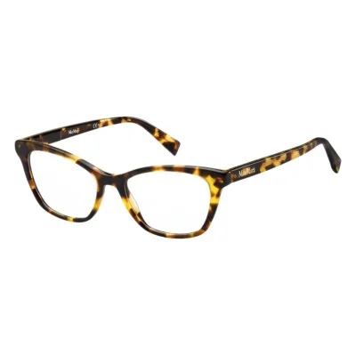 New Max Mara Eyeglasses - MM1375 086 - Dark Havana Brown (50-17-145) Cat Eye