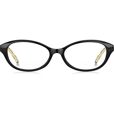 New Max Mara Eyeglasses - MM1381/F 807 - Black/ Gold Glitter temple (53-17-145) 3