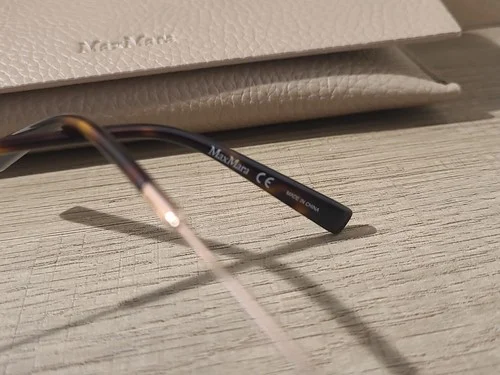 NEW Max Mara MM 1413 086 TORTOISE/GOLD EYEGLASSES FRAMES I 53-15-140 4