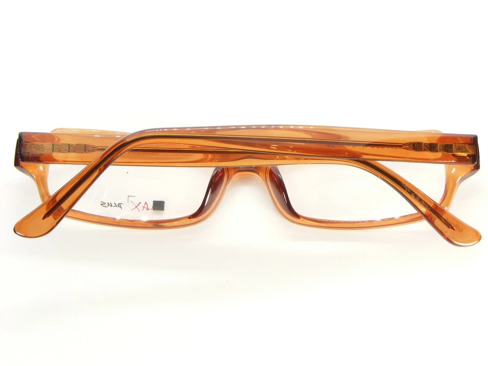 NEW MAX PLUS ITALY DESIGN MP008 BRN BROWN TRANSPARENT EYEGLASSES 52-20-140mm 3