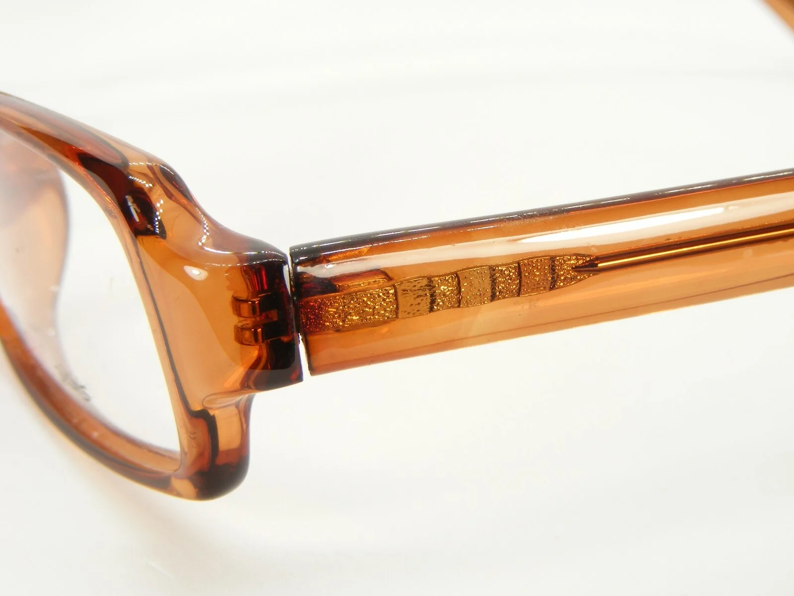 NEW MAX PLUS ITALY DESIGN MP008 BRN BROWN TRANSPARENT EYEGLASSES 52-20-140mm 4
