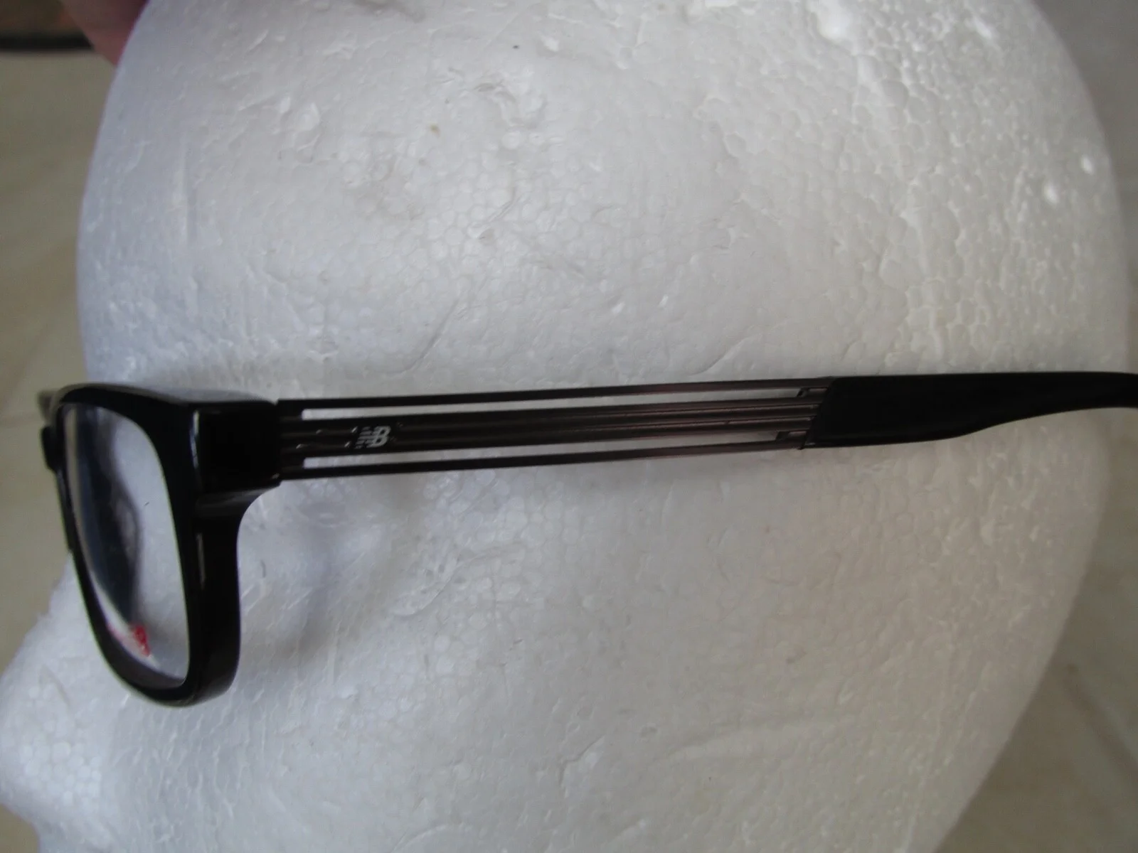NEW MENS NEW BALANCE NB445 52-2 BLACK EYEGLASS FRAMES 52/16/135 $124.00 2