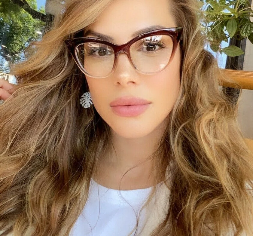 New Mens Womens Clear Lens Eye Glasses Designer Frame Optical RX Fashion Square 4