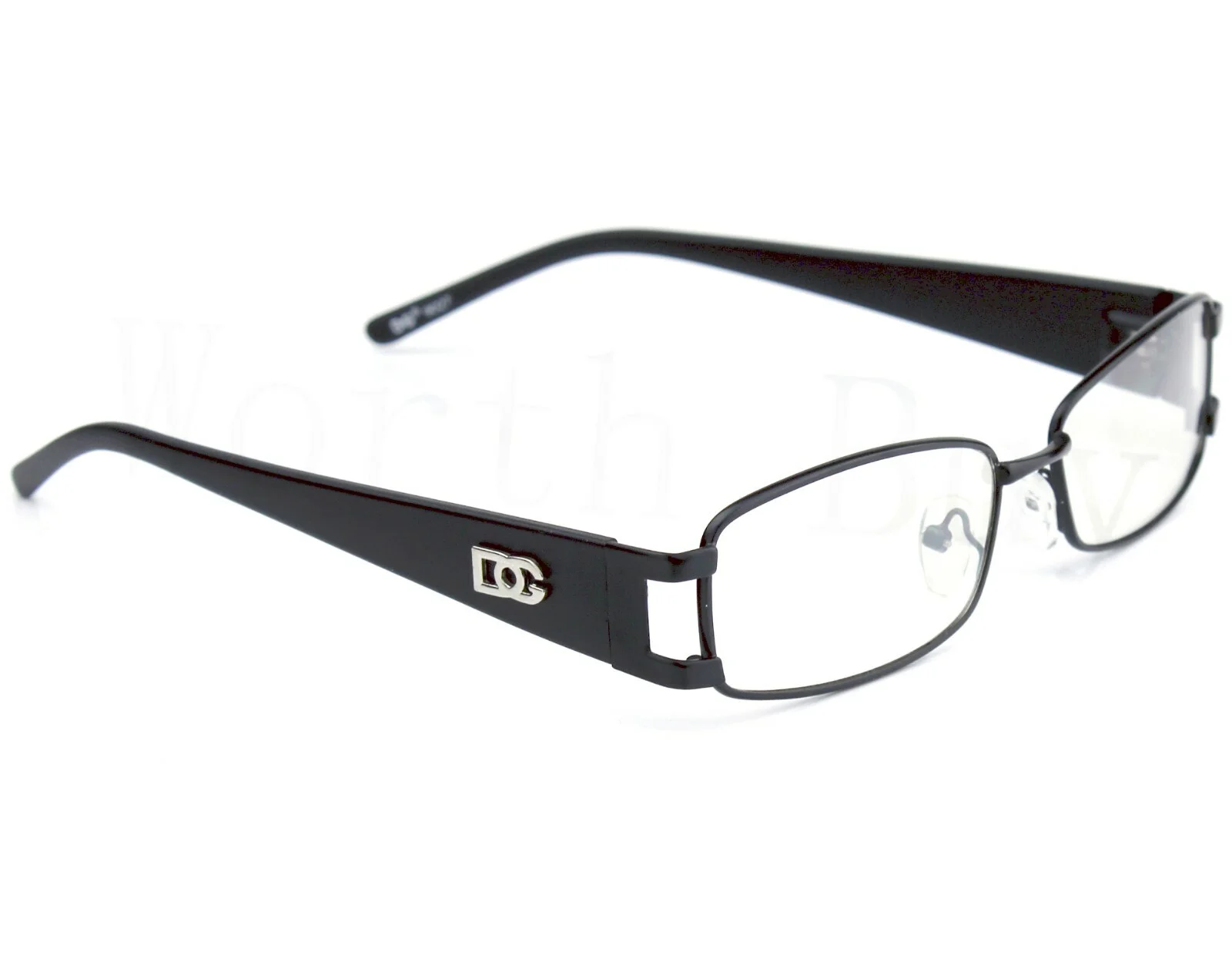 New Mens Womens Clear Lens Rectangular Eye Glasses Fashion Frame Optical Rxable 2