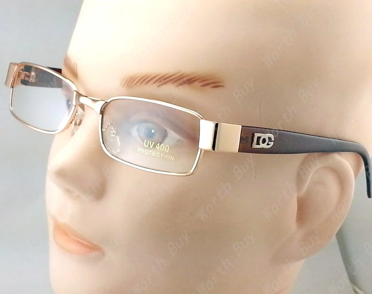 New Mens Womens Fashion Clear Lens Eye Glasses Designer Small Frame Full Rim RX 4