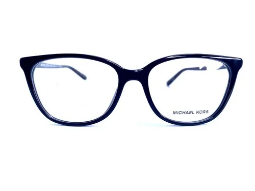 New Michael Kors Black Cat Eye Eyeglasses w Gold Temple MK4069 3332 54 17 140