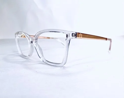 New Michael Kors Clear Gold Wayfarer Glasses MK4058 Caracas 3050 54 17 135 2