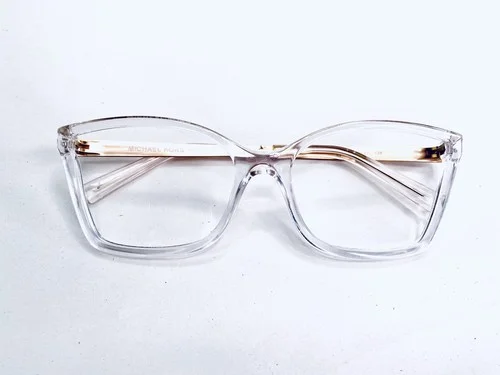 New Michael Kors Clear Gold Wayfarer Glasses MK4058 Caracas 3050 54 17 135 4