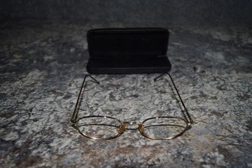New Millennium Designer Wire Rim Eyeglass Frames in Copper Tortoiseshell--Nice! 2