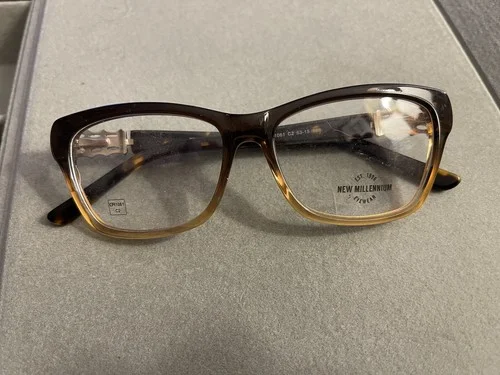 New Millennium Eyeglasses CR1061 C2 53-15-135 Brown Fade