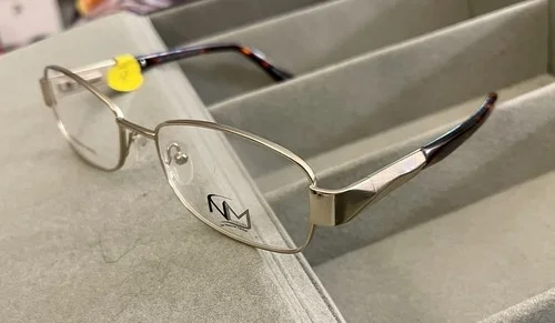 New Millennium Eyeglasses Frame NM-LUX016 Satin M. Gold 53-17-130 NEW 2