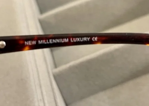 New Millennium Eyeglasses Frame NM-LUX016 Satin M. Gold 53-17-130 NEW 4