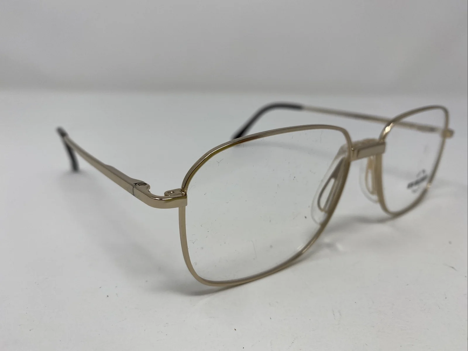 New Millennium Eyeglasses Frame OWEN GOLD 56-16-140 Gold/Black Full Rim FX57 3