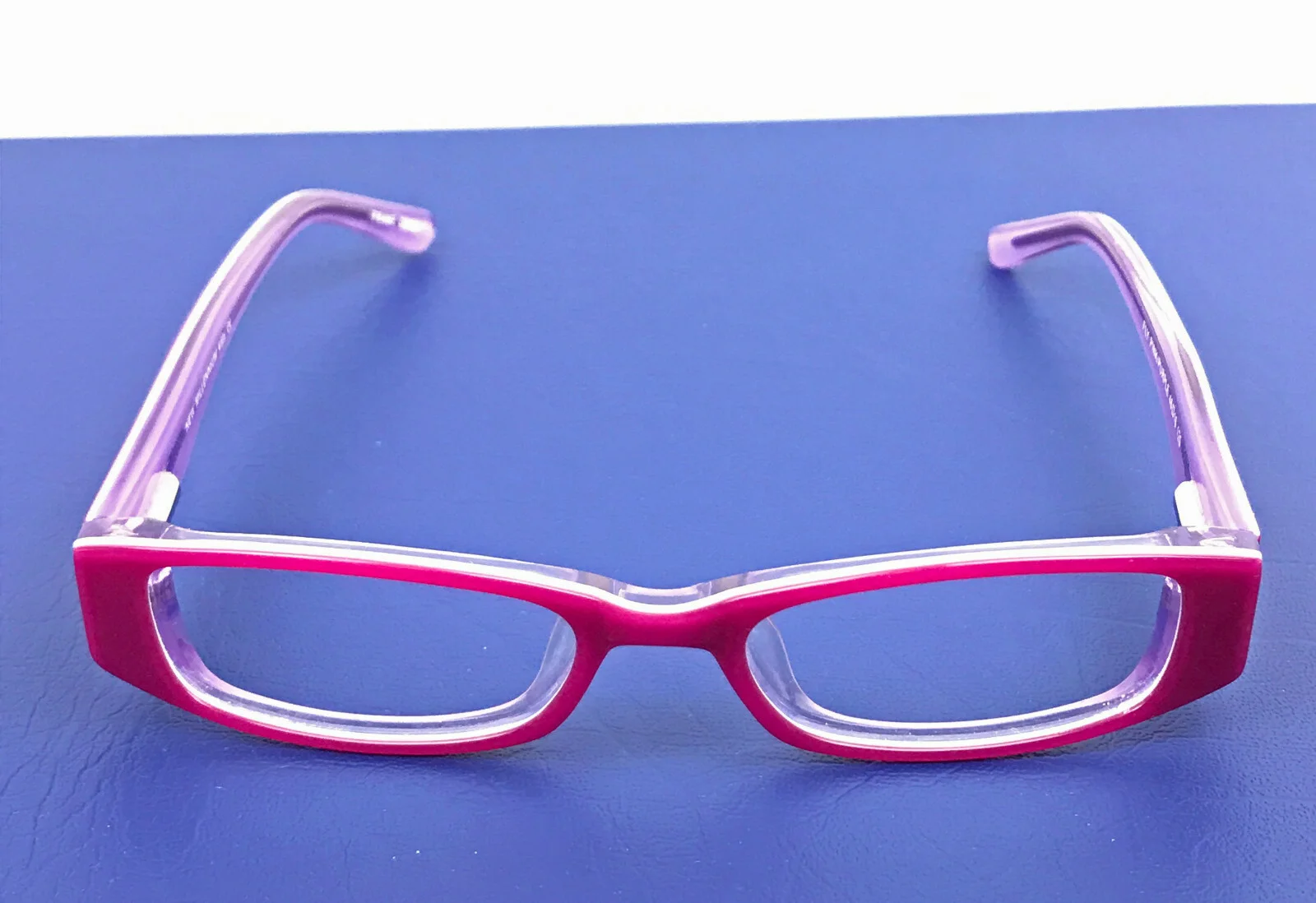 New Millennium Kids Fly Pink Purple 46-16-125 Vintage Eyeglass Frames 2