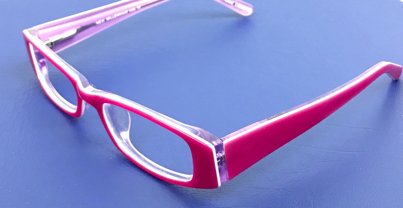 New Millennium Kids Fly Pink Purple 46-16-125 Vintage Eyeglass Frames 3