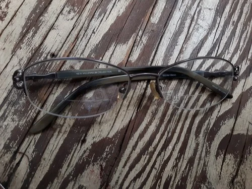 New Millennium Luxury Eyeglass Frame 52-16-135 Grey Ester Glasses K