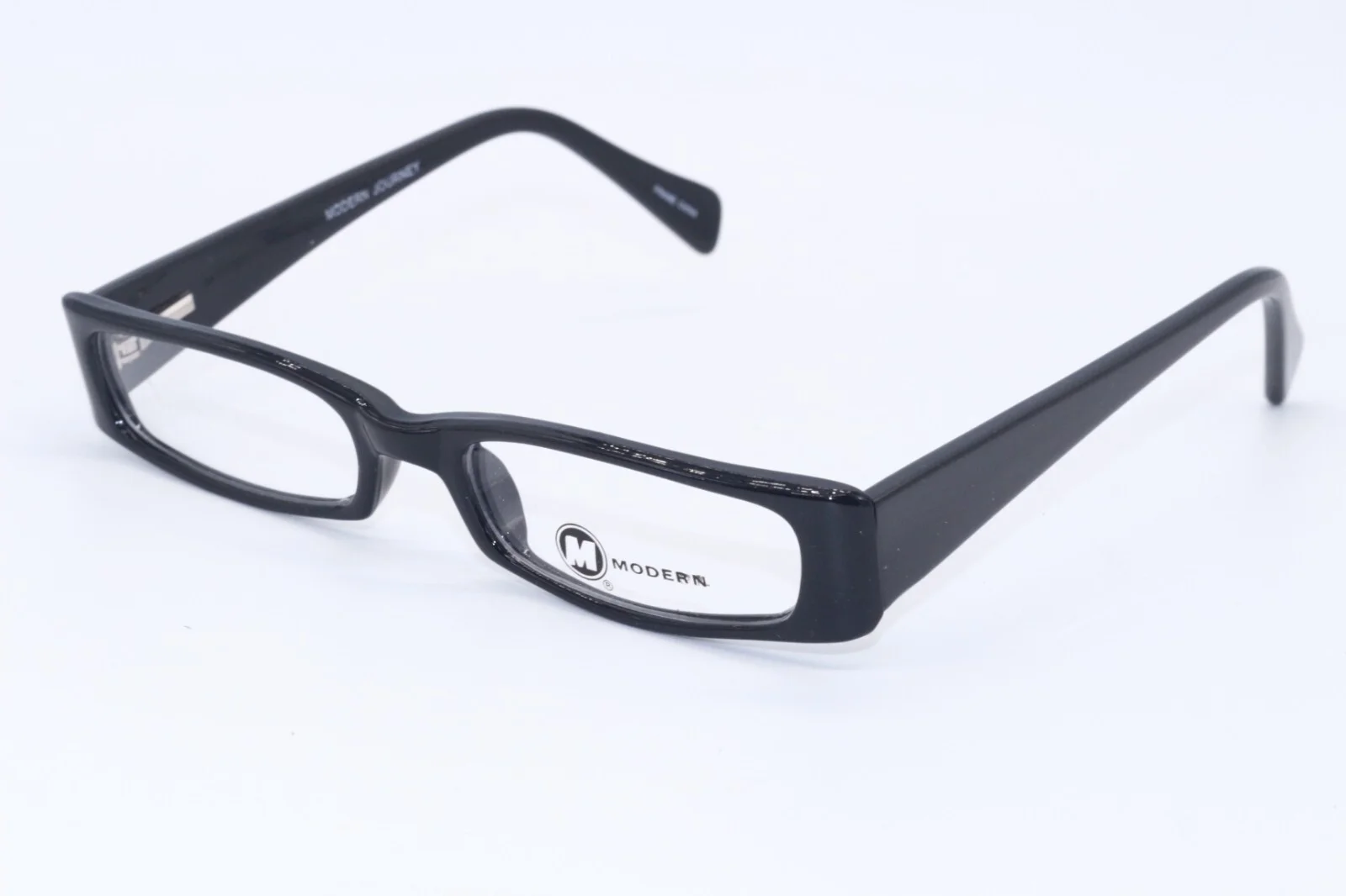 NEW MODERN JOURNEY BLACK DESIGNER AUTHENTIC FRAMES EYEGLASSES 50-17