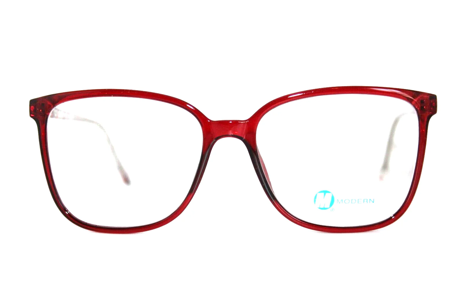 NEW MODERN OPTICAL MURMUR RED CRYSTAL AUTHENTIC EYEGLASSES FRAMES 54-16-140MM 3