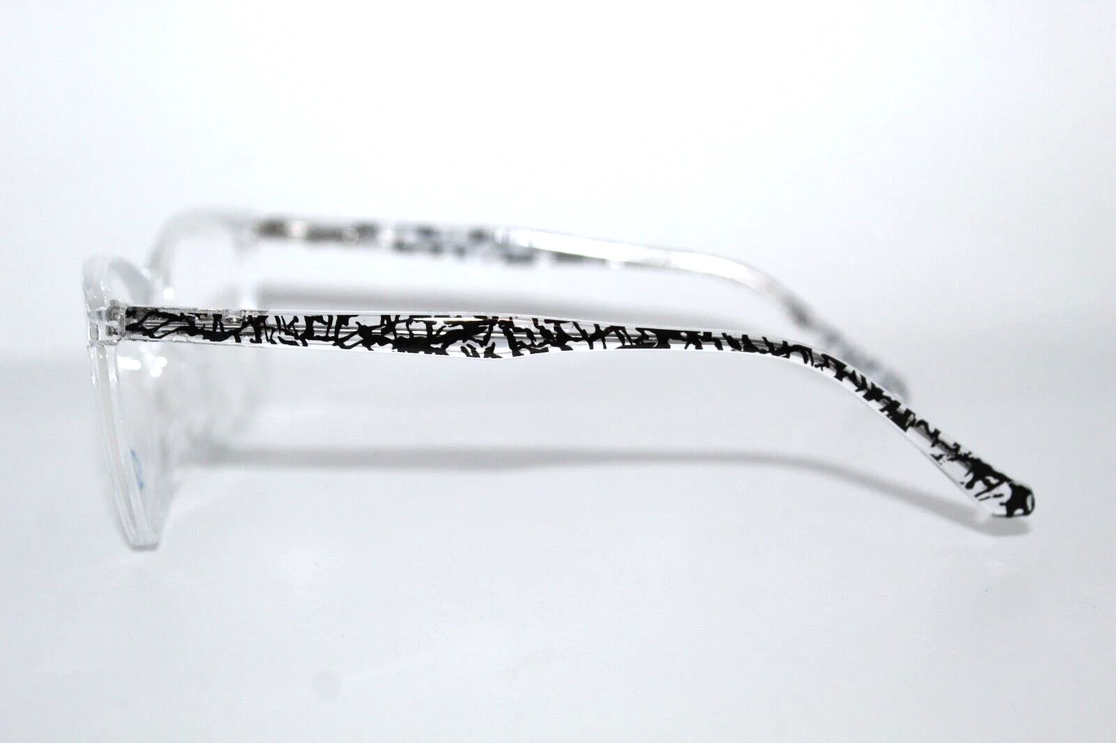 NEW MODERN OPTICAL PREPARE CRYSTAL BLACK AUTHENTIC EYEGLASSES FRAMES 56-14-140MM 4