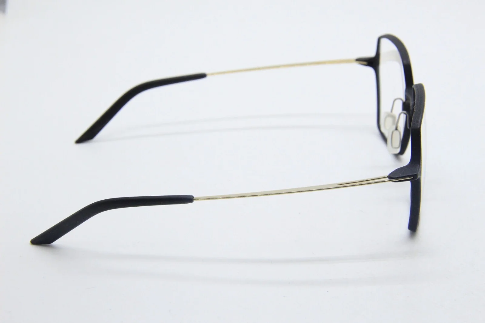 NEW MONOQOOL 3D TECHNOLOGY 11S BLACK GOLD AUTHENTIC EYEGLASSES 51-20 4
