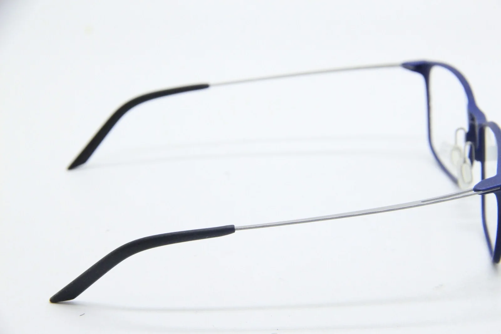NEW MONOQOOL 3D TECHNOLOGY 19M BLUE BLACK SILVER AUTHENTIC EYEGLASSES 54-19 3