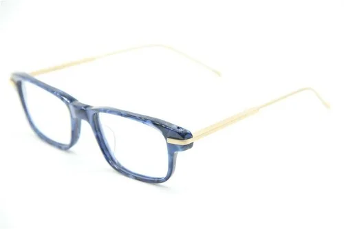 NEW MORGENTHAL FREDERICS EMPIRE 840 BLUE HAVANA GOLD AUTHENTIC EYEGLASSES 50-18