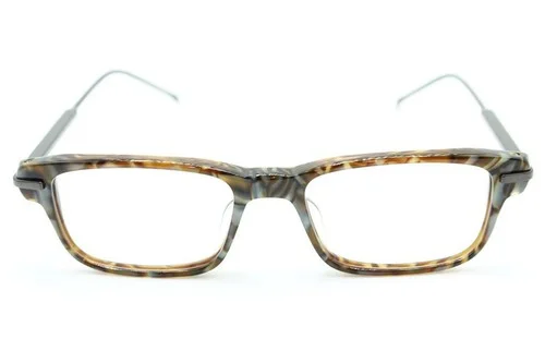 NEW MORGENTHAL FREDERICS EMPIRE 842 BROWN HORN AUTHENTIC EYEGLASSES 50-18 2