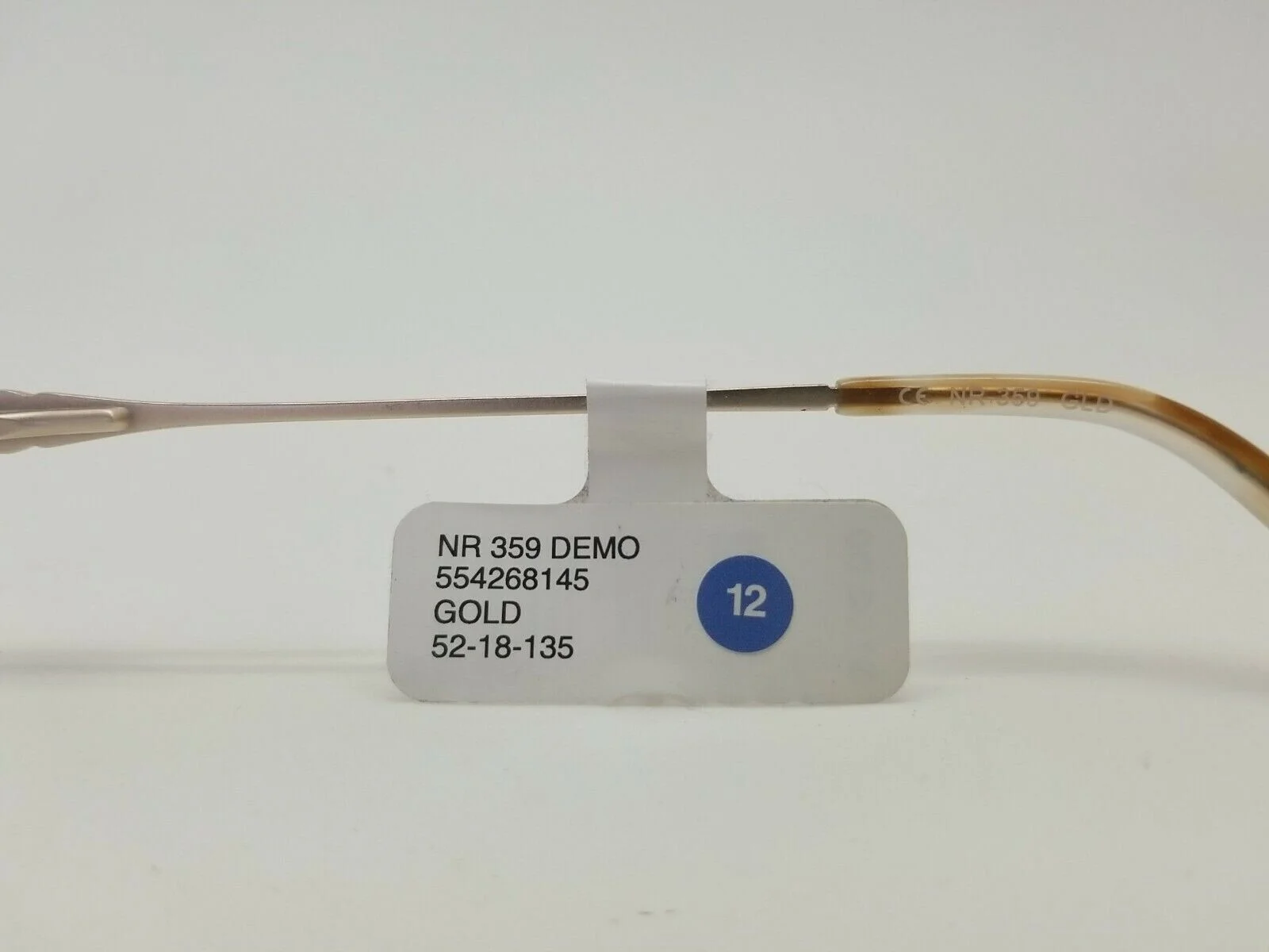 NEW! Naturally Rimless Gold Eyeglasses Frames 52-18-135 4
