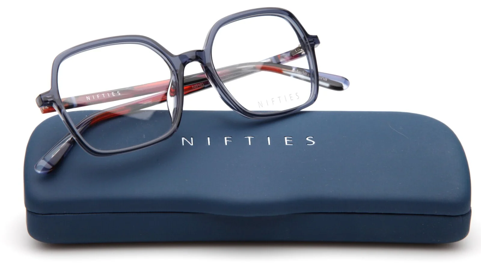 New NIFTIES NI9485 col 9035 Blue EYEGLASSES GLASSES 48-16-135mm B42mm