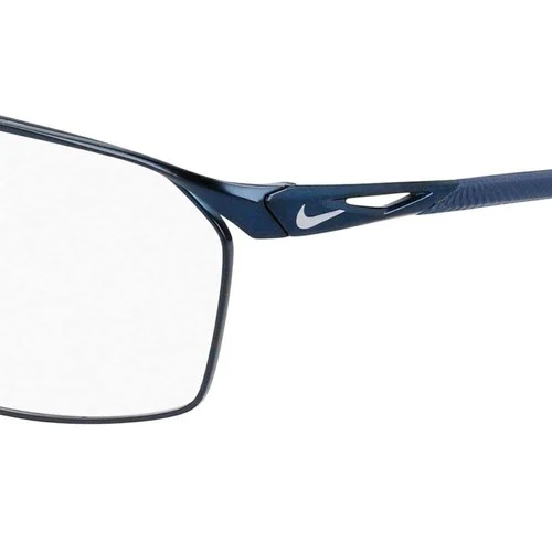 NEW NIKE 4311 401 Satin Navy & Royal Pulse Eyeglasses w/Flexon Bridge 56/16/140 3