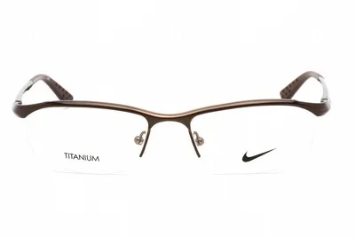 NEW Nike 6037-259-53 SATIN BROWN Eyeglasses 3
