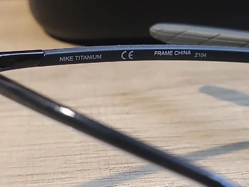 NEW NIKE 6071 003 BLACK TITANIUM AUTHENTIC EYEGLASSES FRAME W/CASE 59-16 4