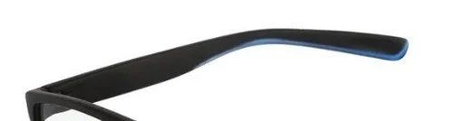 NEW Nike NIKE-7090-018-53 MATTE BLACK CRYSTAL PHOTO BLUE Eyeglasses 15-17 -140 2