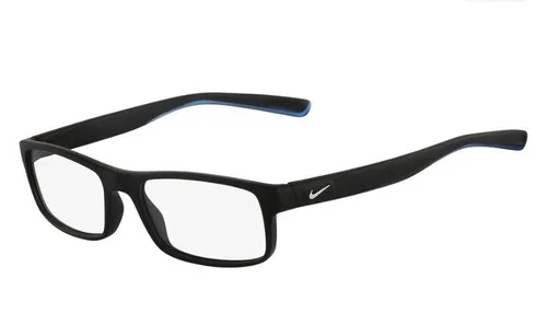 NEW Nike NIKE-7090-018-53 MATTE BLACK CRYSTAL PHOTO BLUE Eyeglasses 15-17 -140 4