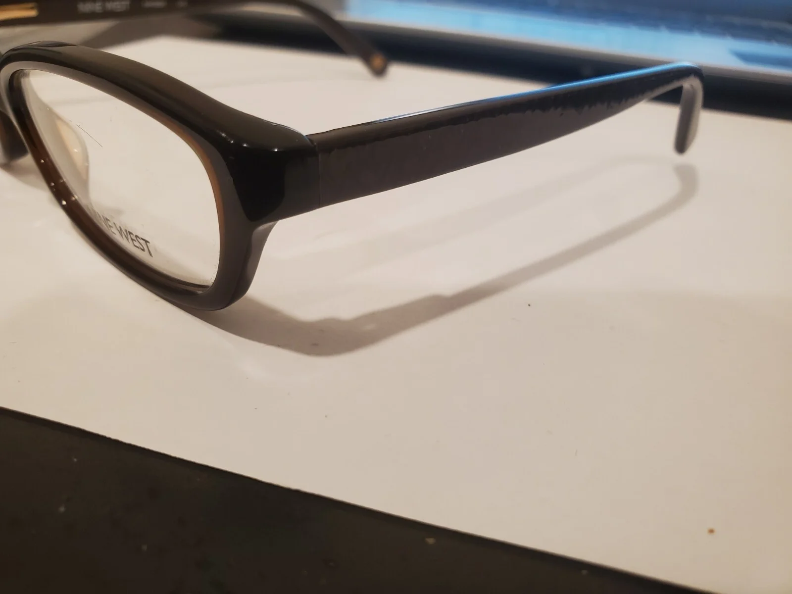 NEW NINE WEST EYEGLASSES NW5059 210 52-16-135MM B28MM PERFECT BROWN FULL RIM 3